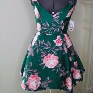 NWT crystal doll dress size 3 floral semi formal dress